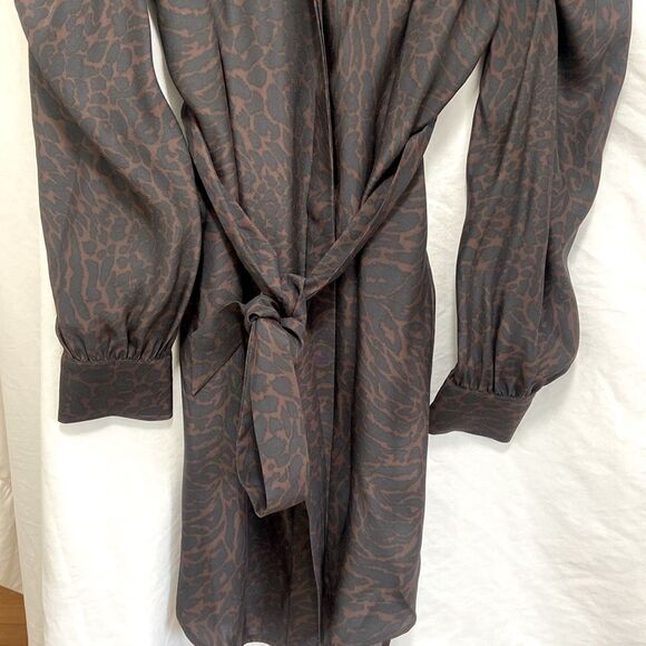 FRAME DRESS"GILLIAN" SILK BUTTON DOWN MINI NEW WITH TAGS, SZ SP - Picture 4 of 6